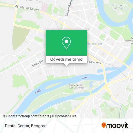 Dental Centar mapa