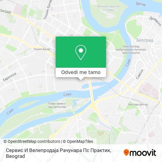 Сервис И Велепродаја Рачунара Пс Практик mapa