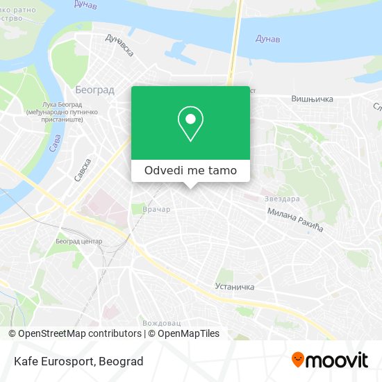 Kafe Eurosport mapa