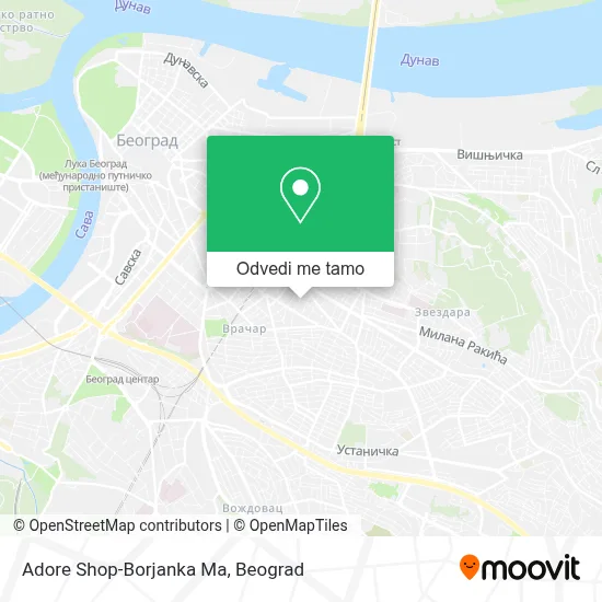 Adore Shop-Borjanka Ma mapa