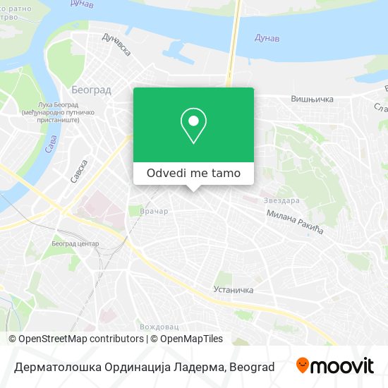 Дерматолошка Ординација Ладерма mapa