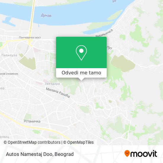 Autos Namestaj Doo mapa