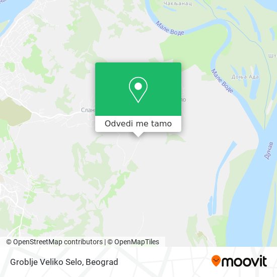 Groblje Veliko Selo mapa