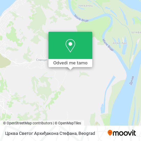 Црква Светог Архиђакона Стефана mapa