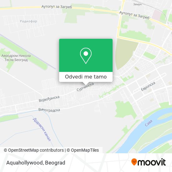 Aquahollywood mapa