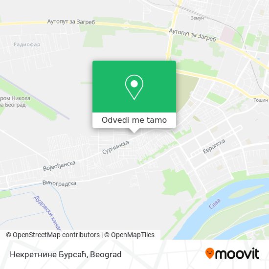 Некретнине Бурсаћ mapa