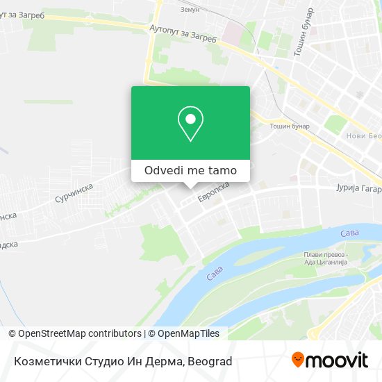 Козметички Студио Ин Дерма mapa