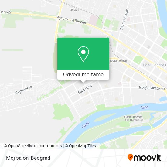 Moj salon mapa