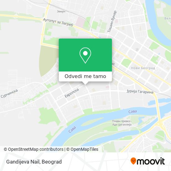 Gandijeva Nail mapa