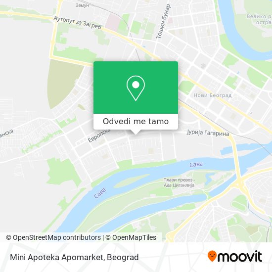 Mini Apoteka Apomarket mapa