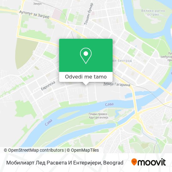 Мобилиарт Лед Расвета И Ентеријери mapa