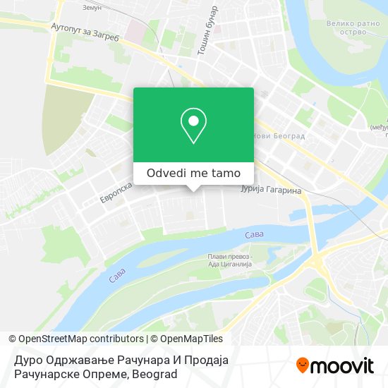 Дуро Одржавање Рачунара И Продаја Рачунарске Опреме mapa