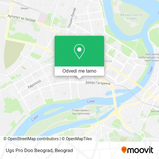 Ugs Pro Doo Beograd mapa