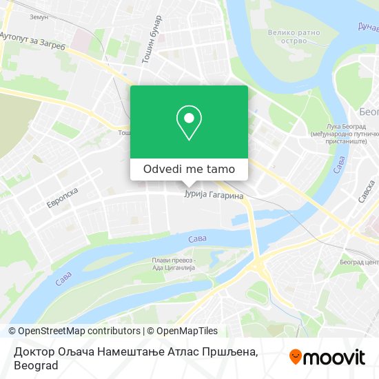 Доктор Ољача Намештање Атлас Пршљена mapa