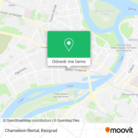 Chameleon Rental mapa