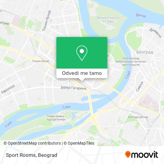 Sport Rooms mapa