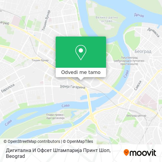 Дигитална И Офсет Штампарија Принт Шоп mapa