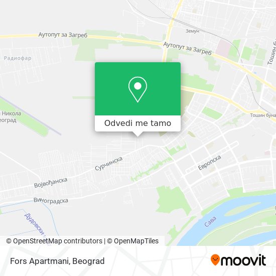 Fors Apartmani mapa