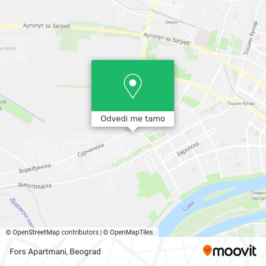 Fors Apartmani mapa