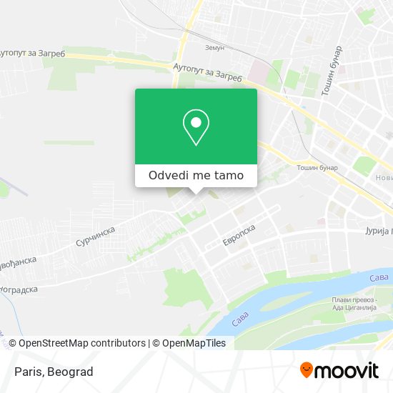 Paris mapa