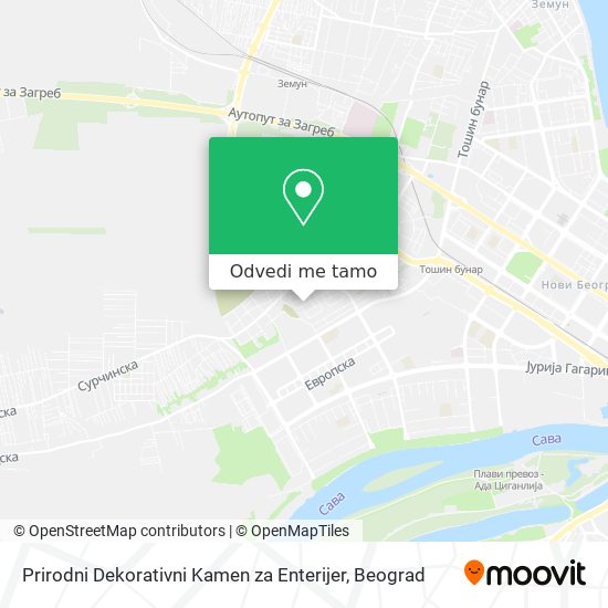 Prirodni Dekorativni Kamen za Enterijer mapa