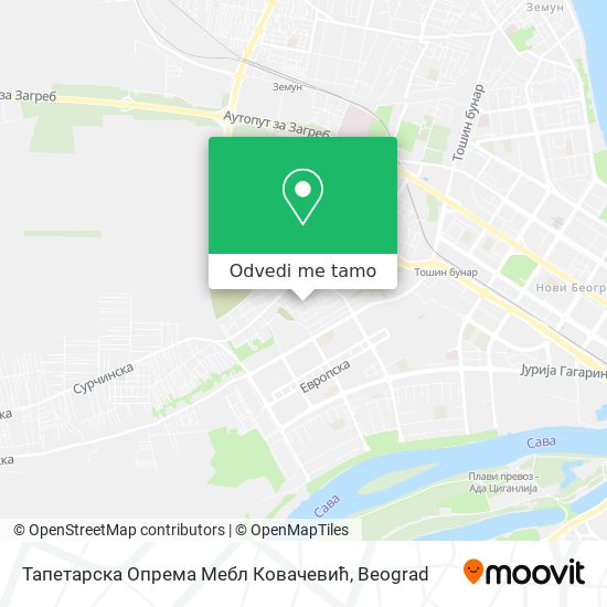 Тапетарска Опрема Мебл Ковачевић mapa