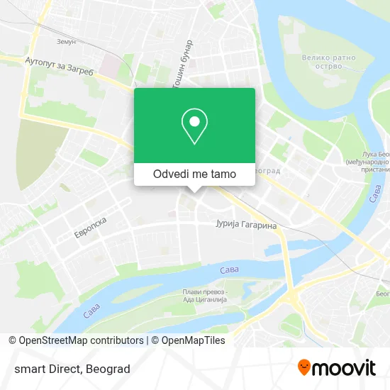 smart Direct mapa