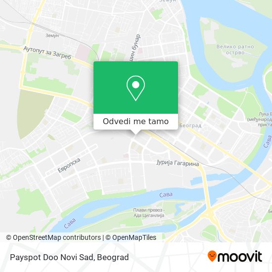 Payspot Doo Novi Sad mapa
