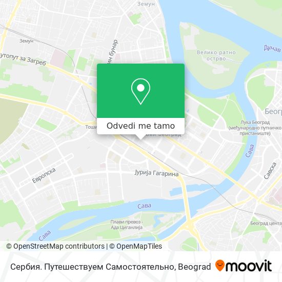 Сербия. Путешествуем Самостоятельно mapa