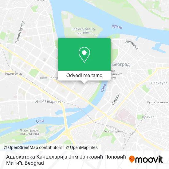Адвокатска Канцеларија Јпм Јанковић Поповић Митић mapa