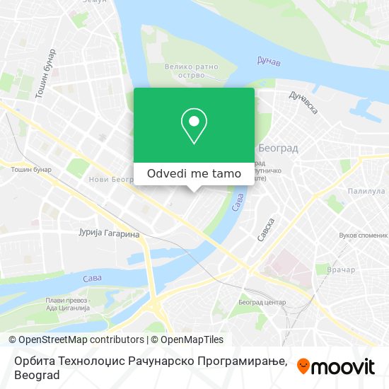 Орбита Технолоџис Рачунарско Програмирање mapa