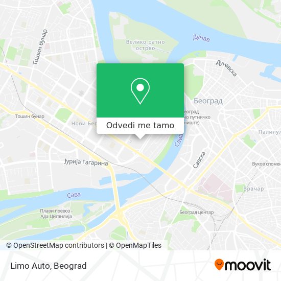 Limo Auto mapa