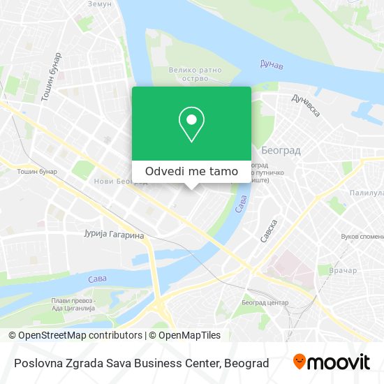 Poslovna Zgrada Sava Business Center mapa