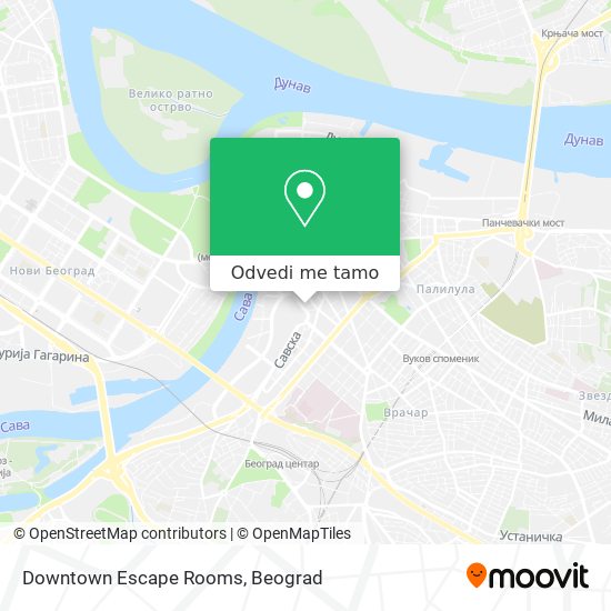 Downtown Escape Rooms mapa