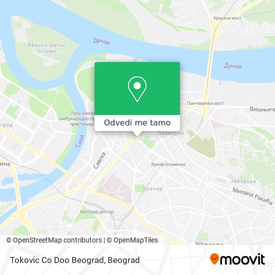 Tokovic Co Doo Beograd mapa