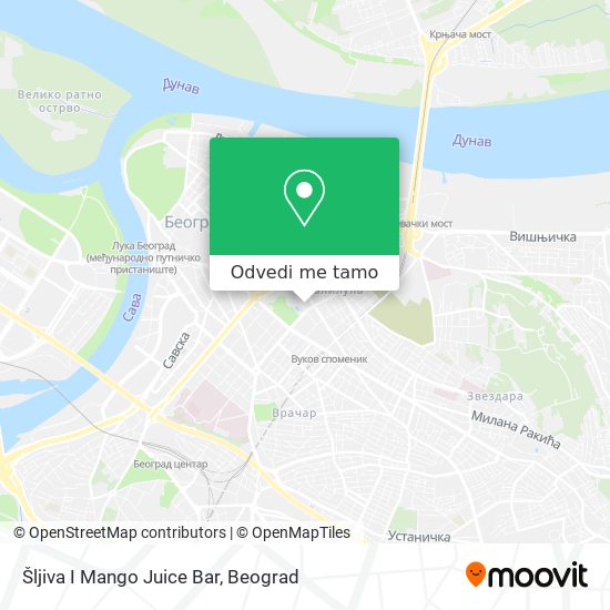 Šljiva I Mango Juice Bar mapa