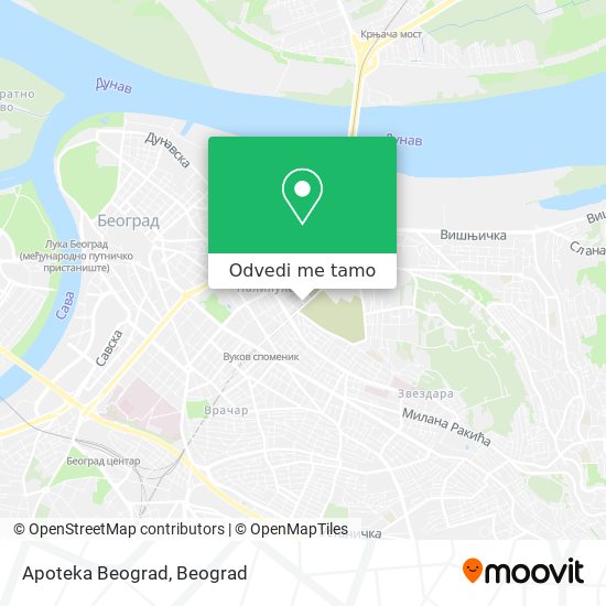 Apoteka Beograd mapa