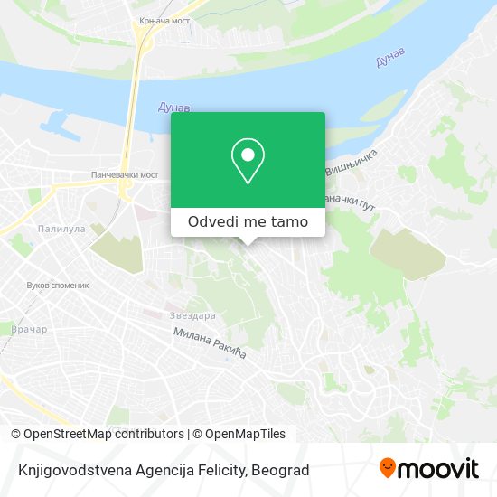 Knjigovodstvena Agencija Felicity mapa