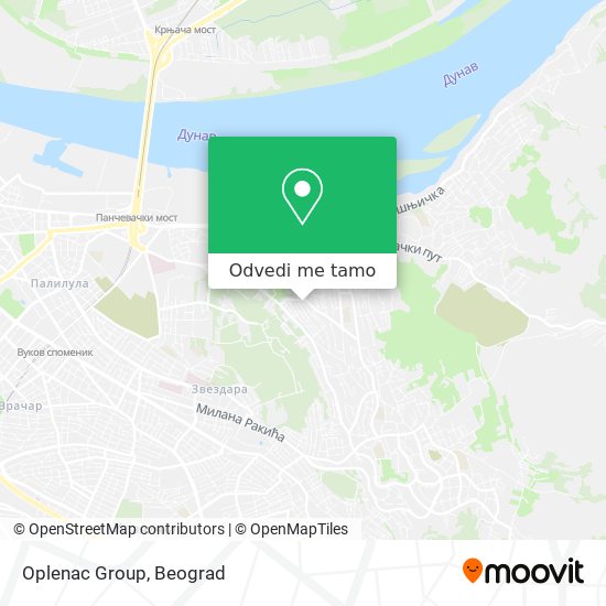 Oplenac Group mapa