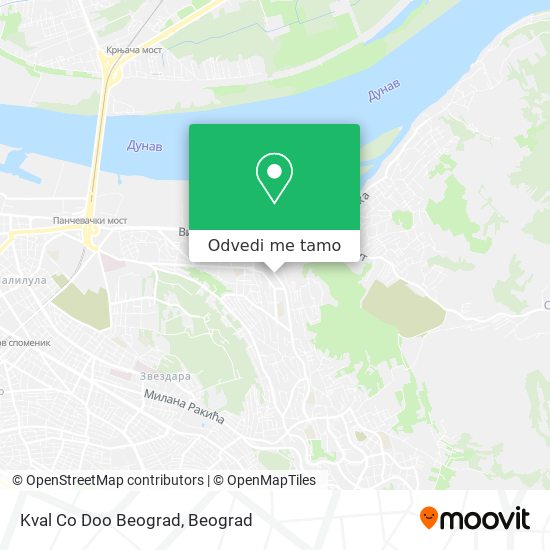 Kval Co Doo Beograd mapa