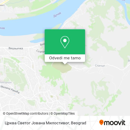 Црква Светог Јована Милостивог mapa