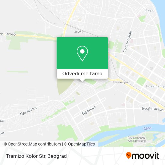 Tramizo Kolor Str mapa