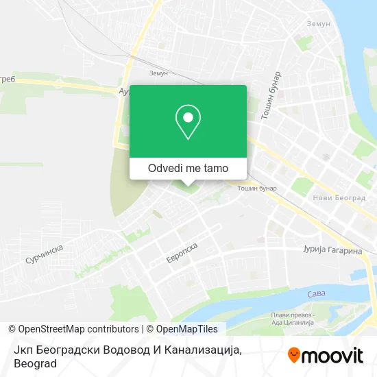 Јкп Београдски Водовод И Канализација mapa
