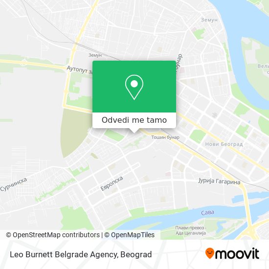 Leo Burnett Belgrade Agency mapa