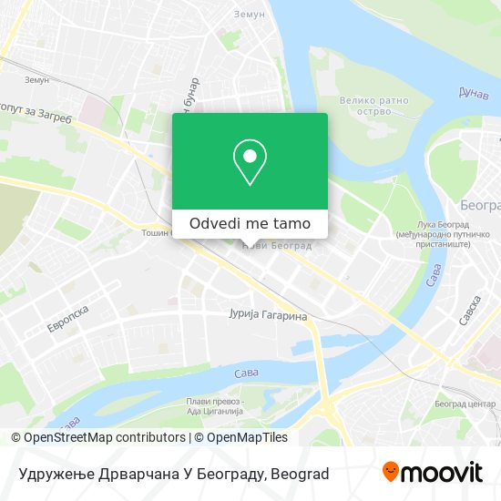 Удружење Дрварчана У Београду mapa