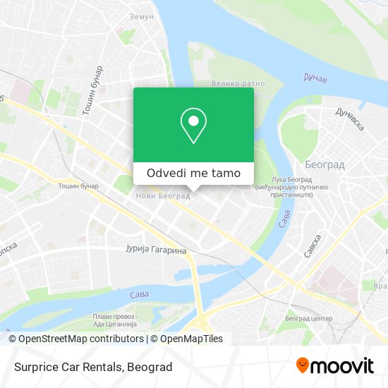 Surprice Car Rentals mapa