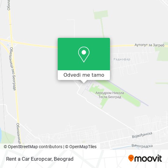 Rent a Car Europcar mapa