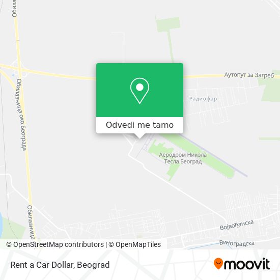 Rent a Car Dollar mapa