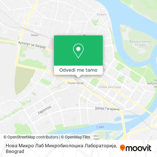Нова Микро Лаб Микробиолошка Лабораторија mapa