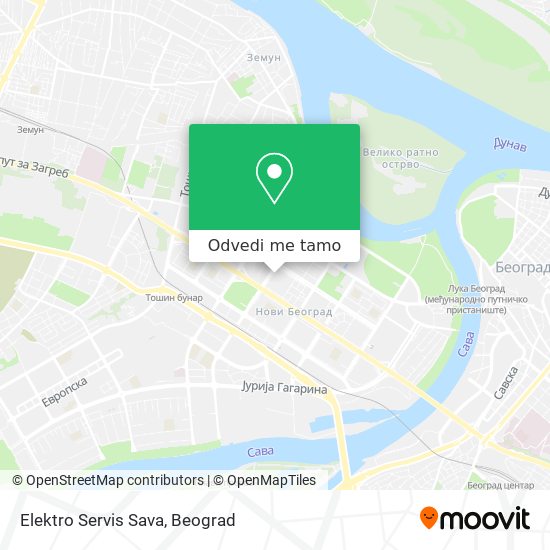 Elektro Servis Sava mapa